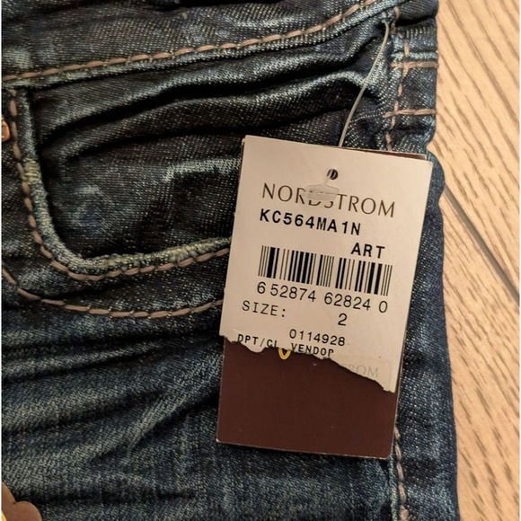 Kut From The Kloth Jeans Size 2 Denim Capri Cropped Dark Wash Denim Pants NWT - Picture 6 of 7